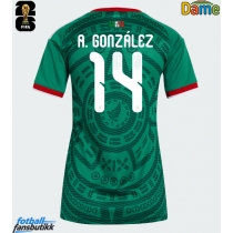 Mexico Armando Gonzalez #14 Hjemmedrakt Dame VM 2026 Kortermet